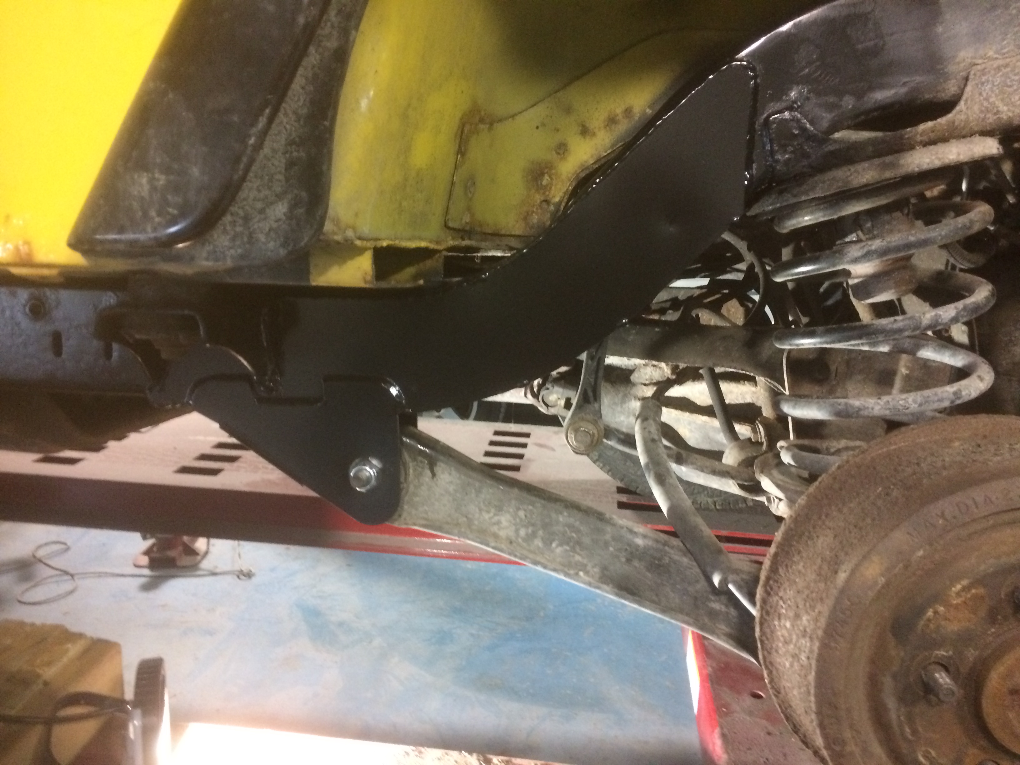 Rear Trailing Arm Mounts Frame Repair