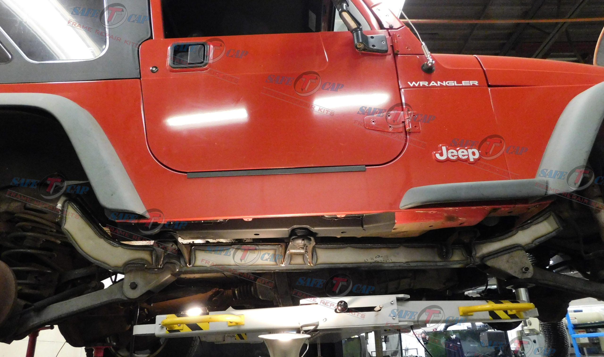 SafeTCap Red Jeep TJ Wrangler Install