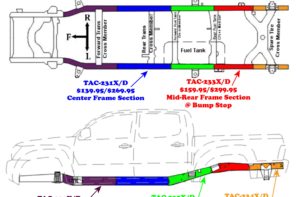 2005-2015 Toyota Tacoma 2nd Gen Access Cab & Dbl. Cab Wall Chart