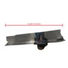 Mid Frame Section w/Forward leaf Spring Hanger Crew Cab TAC-232D-1-L (Driver Side) - Image 3